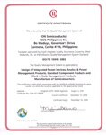 ISO/TS 16949:2002 Certificate for Carmona, Philippines