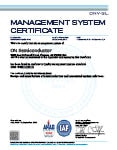ISO 9001:2000 Certificate for Phoenix, Az