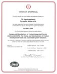 ISO 9001:2000 Certificate for Pocatello, ID