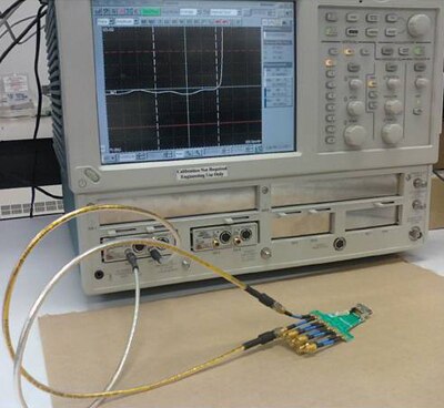 TDR Test Setup photo