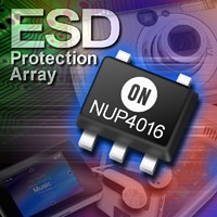 ESD Protection Array, Ultra Low Capacitance, for High Speed Data Lines Image