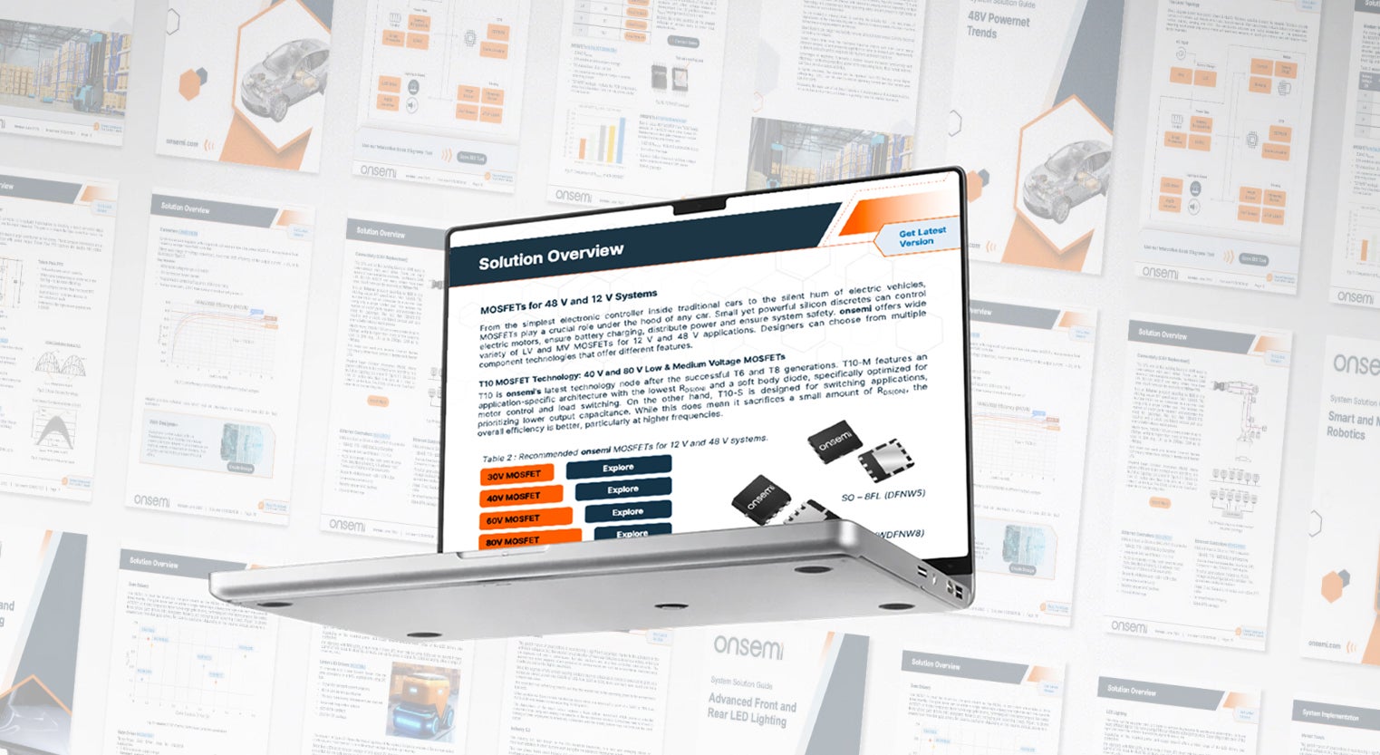 System solution guide technical brochure opened on the notebook