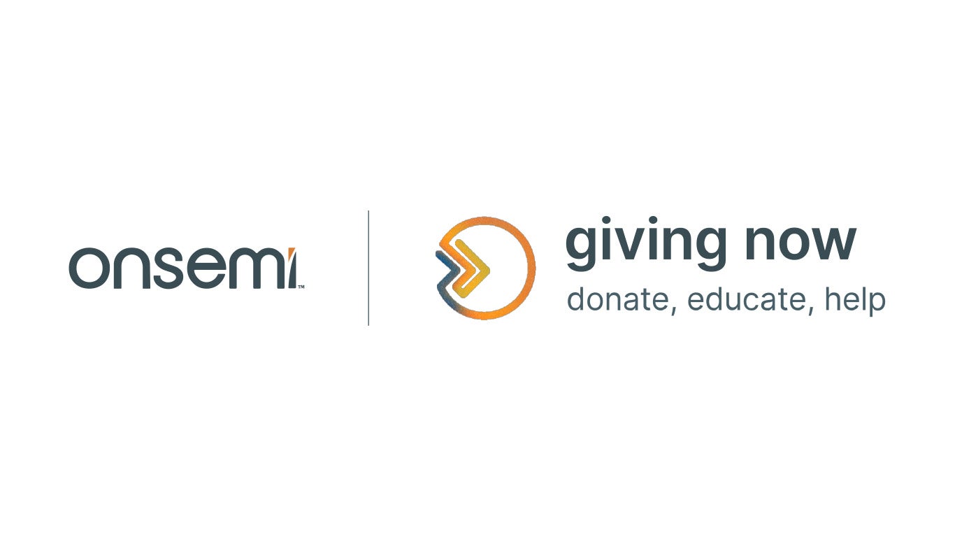 onsemi Giving Now program