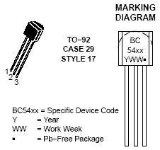 BC547A: Transistor NPN Silicon Plastic