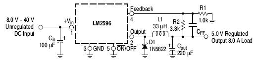 LM2596: Buck Regulator, Switching, 3.0 A