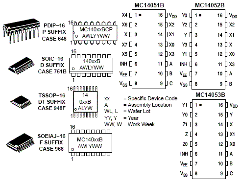 Mcb Triple 2 Channel Analog Multiplexer Demultiplexer Mux Demux