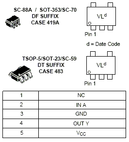 MC74VHC1GT50: Single Non-Inverting Buffer, TTL Level