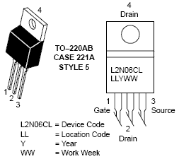 MLP2N06CL: 62 V, 2.0 A Power MOSFET, Logic Level