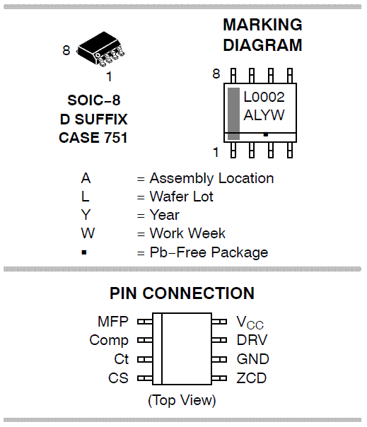 NCL30002: LED Driver, Offline Buck, Power Factor Corrected