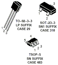 Texas Instruments TLV 431 ailp réglable shunt de tension de référence 1.24-6 V ± 1.0