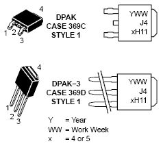 10Pcs MJD44H11 ST TRANSISTOR NPN 80V 8A DPAK NEW GOOD QUALITY R7 