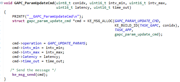 KB: How to request an update of the connection parameters on the ...