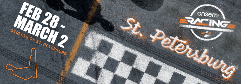 IndyCar st. Petersburg banner