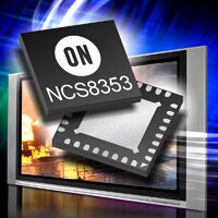 the NCS8353 stereo audio amplifier, a Class D device
