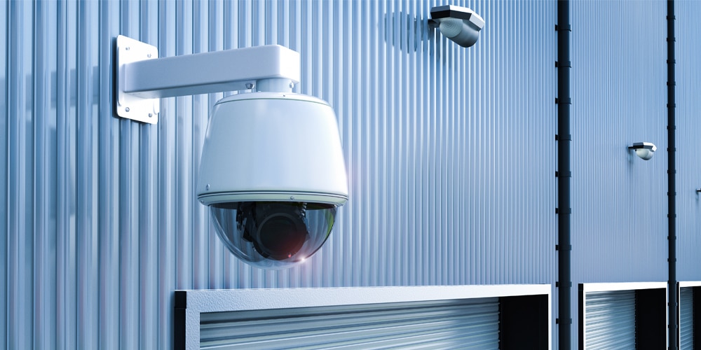 Camera in industrial facility