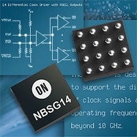 SiGe Clock / Data Fanout Buffer, 1:4 Differential, 2.5 V / 3.3 V, with RSECL Outputs Image