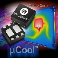 Power MOSFET -20V -7.7A 40 mOhm Single P-Channel WDFN6 Image